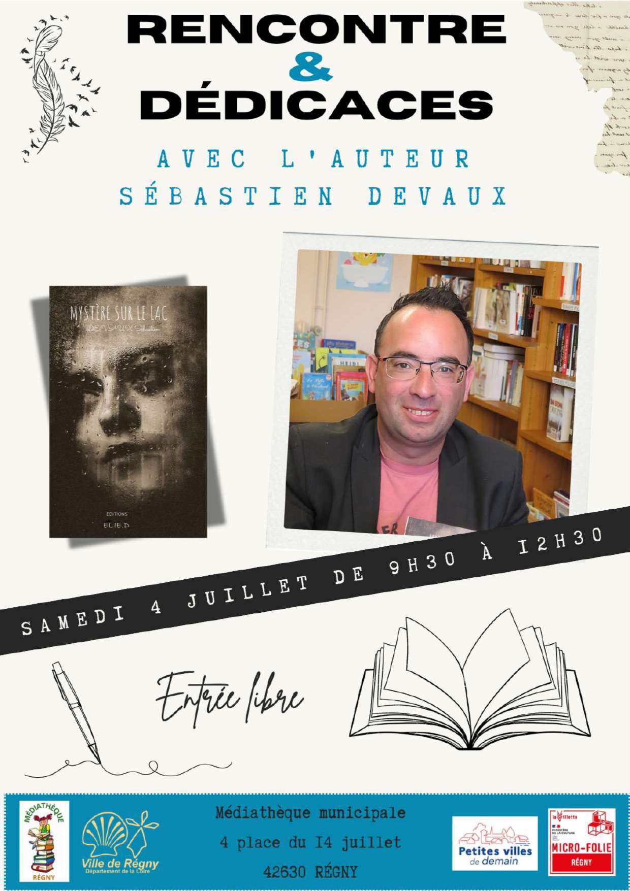 2026 07 04 dédicace Sébastien DEVAUX BIBLIO Régny page 0001