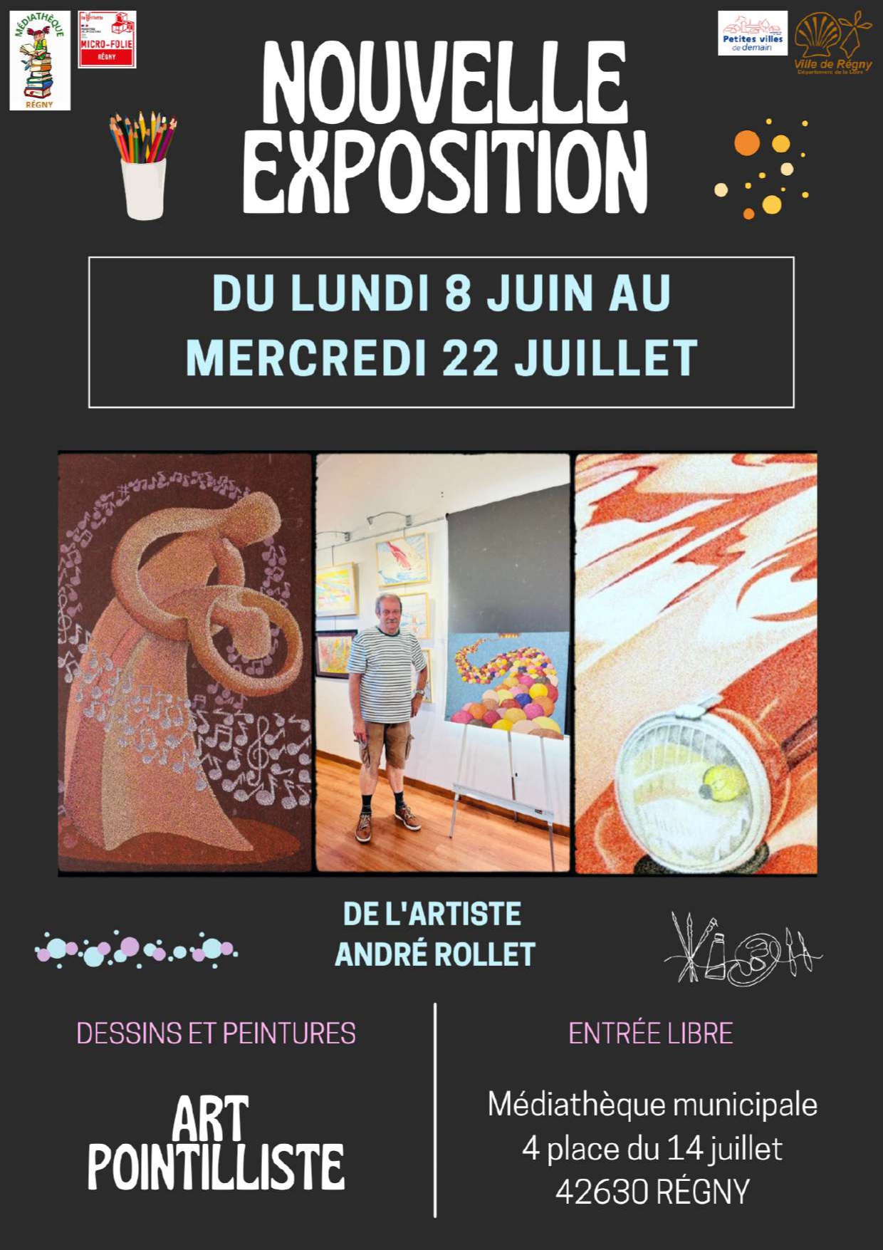 2026 juin juillet exposition Peinture BIBLIO Régny page 0001