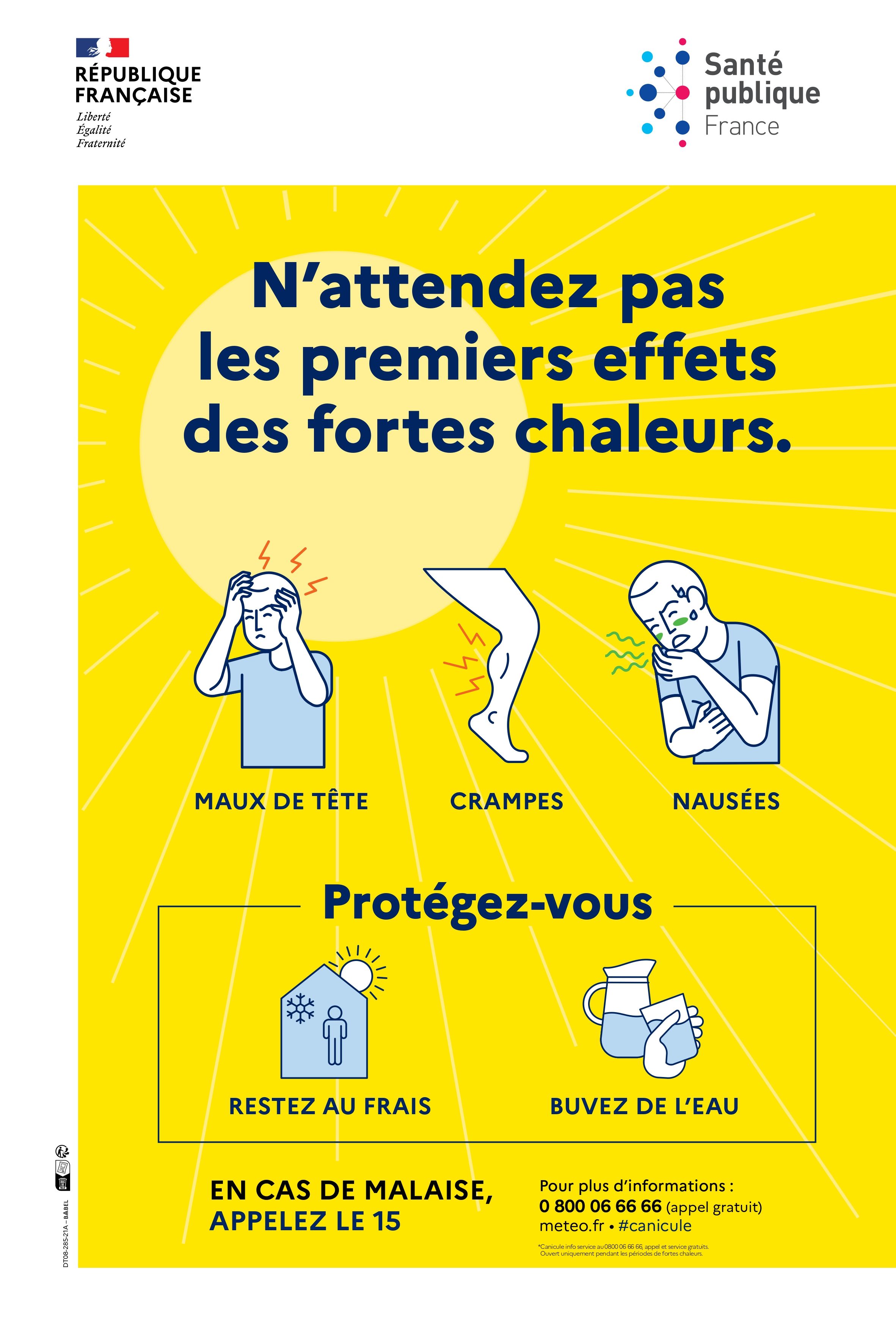 Fortes chaleurs : adoptez les bons réflexes